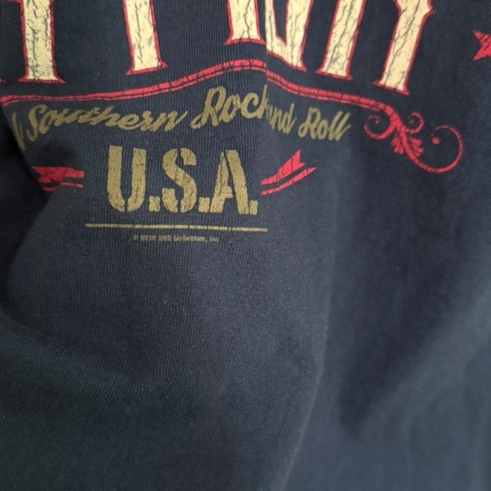 Alstyle Skynyrd Nation 2XL 2018 Patriotic Southern Rock USA Band Tee - Picture 2 of 4